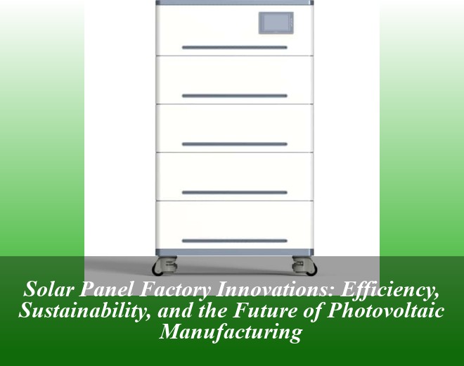 Solar Panel Factory Innovations: Efficiency, Sustainability, and the Future of Photovoltaic Manufacturing